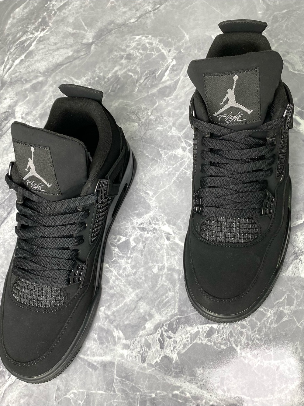 Jordan Men's Black Nubuck High-Top Sneakers